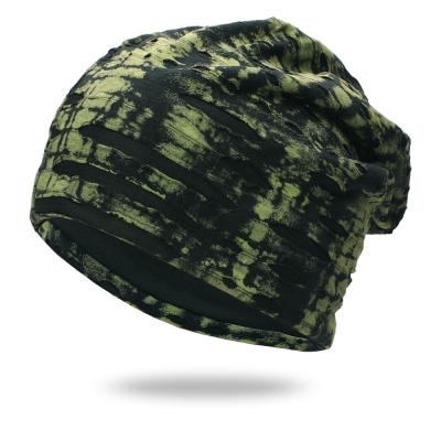 China Dye Beanie Cap Winter Hats Slouchy Slouchy Oversized Sleep Distressed Tie Dye COMMON for sale