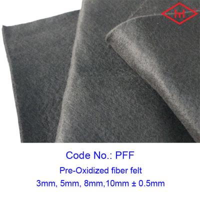 China Industrial Pre-Oxidized Fiber Felt Rolls High Temperature Resistant for sale