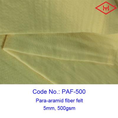 China 5mm Thickness Industrial Para Aramid Fiber Felt Rolls 500gsm for sale