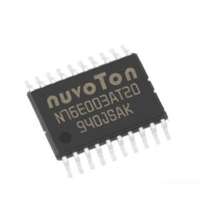 China Microcontrollers MCU 2.4V/5.5V TSSOP20 Standard 8-Bit Package Electronic Component N76E003AT20 N76E003AT20 for sale