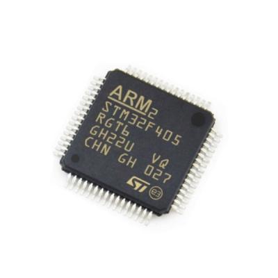 China New Original IC Chips 32-Bit Microcontroller Electronic Components 64-LQFP Package 32-Bit STM32F405RGT6 for sale