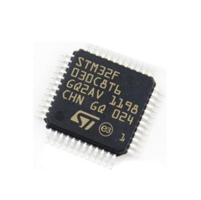 China 32-bit new original imported chip components integrated circuits electronic microcontroller STM32F030C8T6 for sale