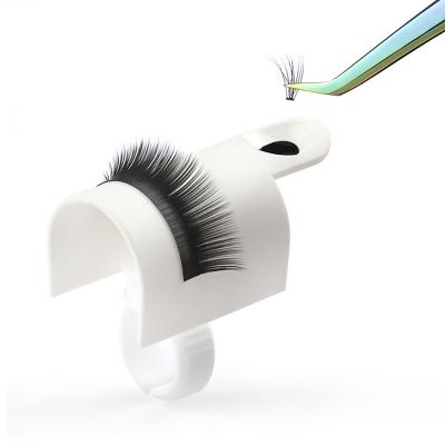 China NATUHANA Hot Sale U Disposable Lash Device Strips Holder Ring Strip with Adhesive Glue Dish Eyelash Paddle Holder for Eyelash Extension for sale