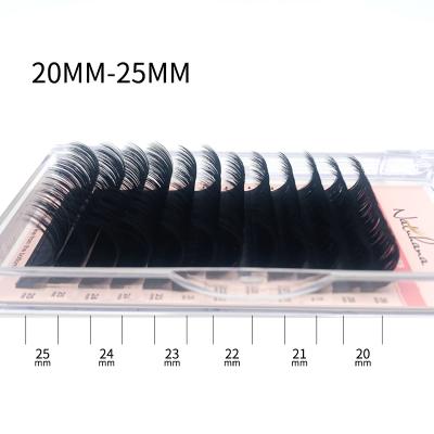 China Mixed Size NATUHANA PBT Fiber Korean Synthetic Good Quality Natural Soft Lashes Long Eyelashes For Eyelash Extension for sale