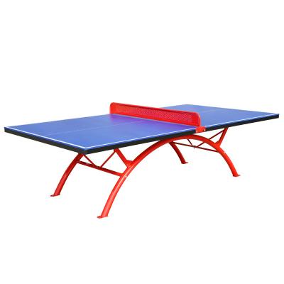 China OEM Custom Color Folding Table Tennis Steel Table Outdoor Waterproof Logo High Quality Pingpong Table for sale