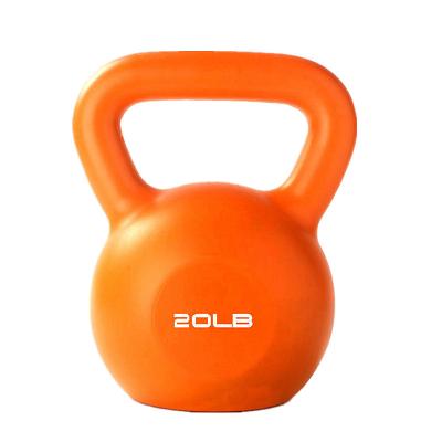 China Wholesale Logo Adjustable Custom Color Safety Weight PVC Kettle Bell Weightlifting Strength Core Training for sale