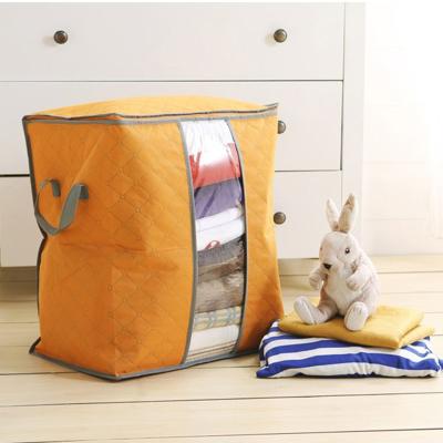 China Viable Foldable Cloth Storage Box Thicken Non-woven Clothing Storage Bag Cloth Storage Box for sale