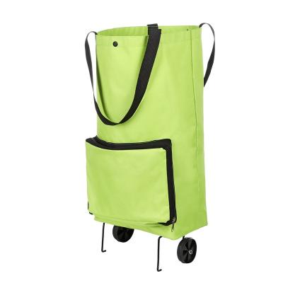 China NATIONAL portable shopping bag folding large capacity shopping bag with wheels for sale