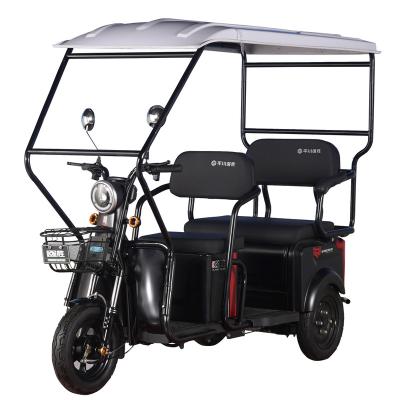 China China Ebike Electric Motorcycle Custom Steel Body 4000W 60V Motor Power 3 Wheel Adult Passenger Tricycle Motorized Tricycles for sale