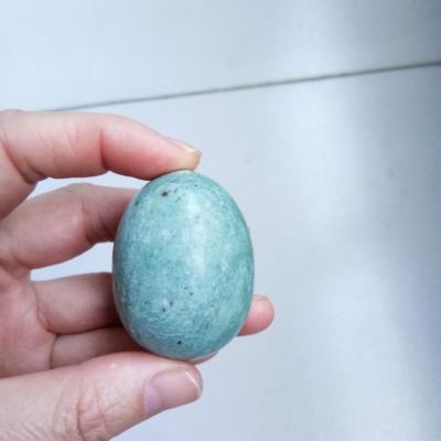 China China Colorful Carved Marble Eggs Gemstong Polished Marble Eggs for sale