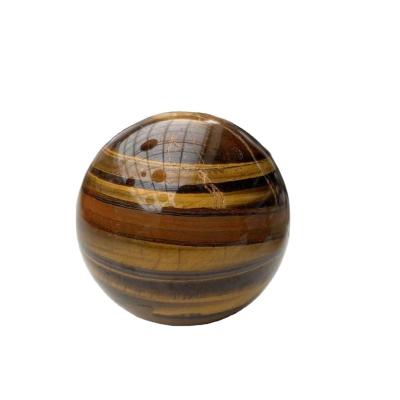 China China Wholesale Natural Polished Tiger Eye Gemstone Ball Tiger Eye Crystal Sphere For Healing for sale