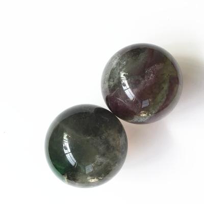 China China Mini Fluorite Ball Crystal Ball Crystal Ball Sphere Business Decorative Crystal Fengshui Gifts Collection for sale