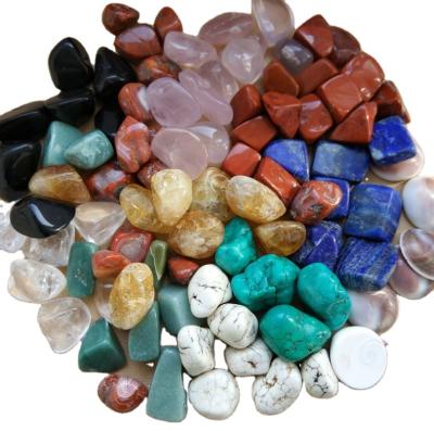 China China Wholesale Natural Healing Rock Quartz Tumbled Stone Crystal Gravel for Landscaping Bulk Turquoise Tumbled Stones for sale