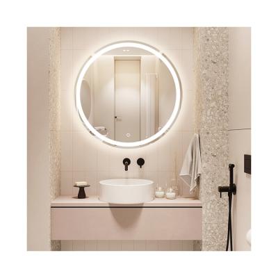 China Best Selling Hot Selling Quality Vanity Touch Illuminated Wall Mounted Bathroom Mirror With Led Light for sale