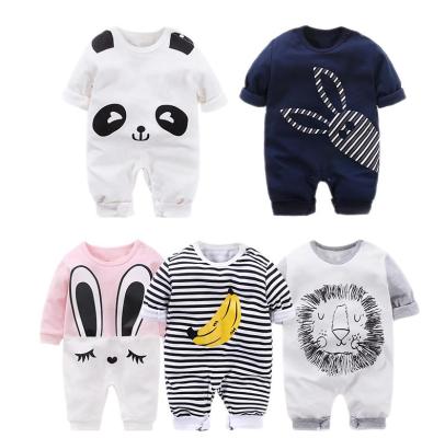 China 2020 China Popular Wholesale Baby Rompers Casual 100% Cotton Long Sleeves Unisex Baby Long Sleeve Infant Pajamas for sale