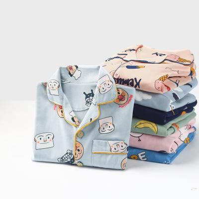 China Casual Baby Clothes Winter Wholesale Customized Boys And Girls Cotton Kids Print Baby Clothes Cotton Full Sets Kids Pajamas for sale