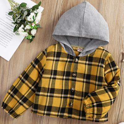 China New Fashion Baby Winter Autumn Winter Warm Jacket Coat Toddler Boys Christmas Plaid Hooded Tracksuit for sale