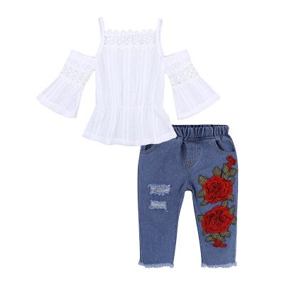 China ENGLAND STYLE New Style Ready Made Clothes European Clothing Kids Clothes Girls Sets for sale