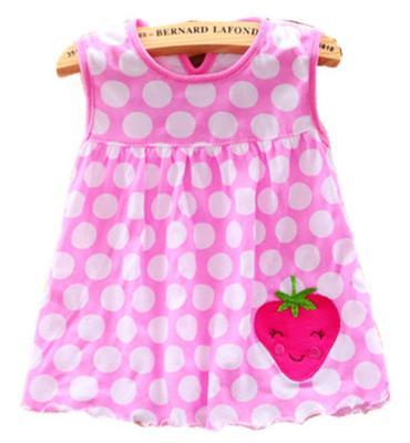 China 2020 Anti-wrinkle Baby Dress Style The Latest Popular Regular Sleeveless Cotton A Line Kids Dresses (0-24 Months) for sale