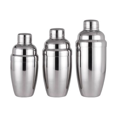 China 350ml 550ml 750ml 304 Stainless Steel Sustainable Cocktail Shaker for sale