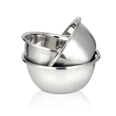 China Sustainable Stainless Steel Soup Bowl / Bowl / Dinner Steel Mixing Bowl for sale