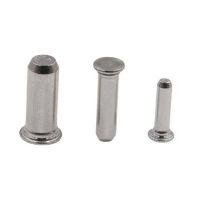 China Durable high precision fastener pins straight stainless steel solid domed cylindrical studs for sale