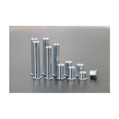 China Durable Low Price Durable Sheet Metal Panel Fasteners Self Folding Hex Iron Threaded Carbon Steel Riveting Studs for sale