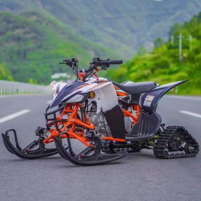 China 125cc Snowmobile ATV Engine Sledge Snow Bike with Electric Start and Wheels/Track for sale