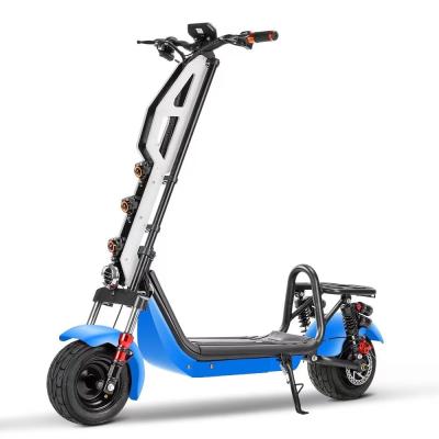 Chine Unisexe 48V 1000W 2 roues anti-voltage scooter électrique étanche à l'eau avec siège pour adultes à vendre