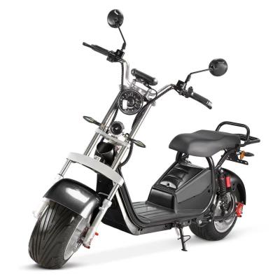 China Unisex 1500W elektrische scooter Citycoco met verwijderbare batterij slot en klassiek design Te koop