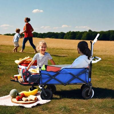 China Portable 4 Wheels Beach Trolley Cart for Outdoor Camping Collapsible and Assembled for sale