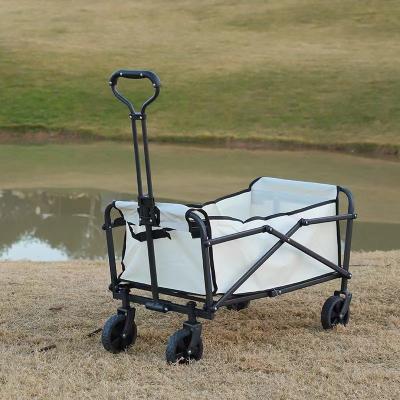 China Aotong Motor Offers 600D Fabric Waterproof Storage Outdoor Cart Wagon with Big Wheels for sale