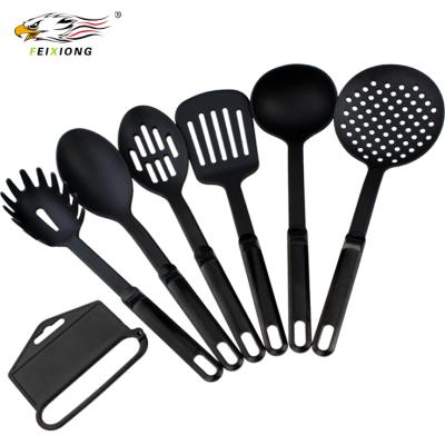 China Sustainable Nylon Slotted Spoon Kitchen Utensils Food Filter Spoon for sale