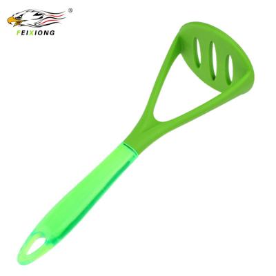 China AB054 Sustainable Kitchen Tools Silicone Potato Crusher Vegetable Potato Masher Press for sale