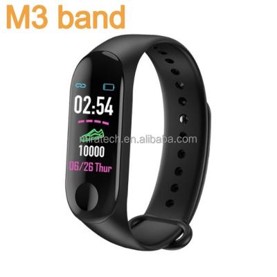 China New Luxury Sports Touch Screen Pedometer m3 Men's Smart Watch With Health Fitness Tracker Wristband Band for sale