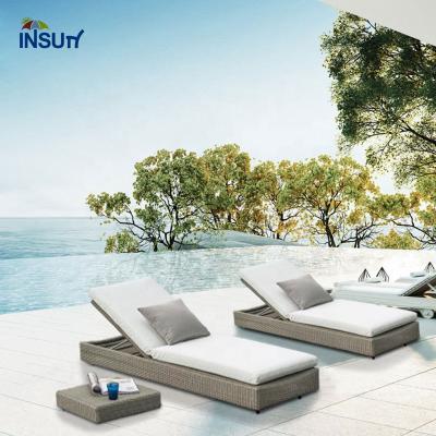 China Insun Outdoor Garden Weather Furniture Modern Rattan Sofa Pool Sofa Chair On Sale for sale