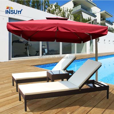 China UV resistance pool chairs outdoor sun lounger swimming sofa furniture poolside sun loungers for sale