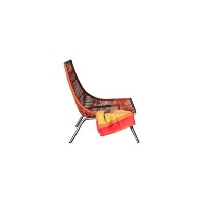 China Outdoor House Art Lazy Lounge Chair Garden Villa Balcony Leisure Wicker Chair Rocking Chair Weather Outdoor Furniture for sale