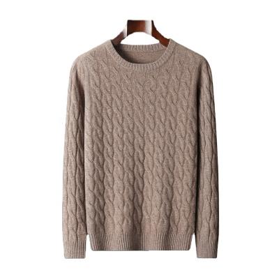 China Mens Cashmere Wool Anti-Wrinkle Fa OEM/ODM Casual Sweater Men Knit Sweater Crew Neck Winter Manufacturer Gorgeous Sweaters Loose Pullover for sale