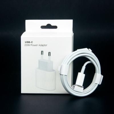 China Type-C Mobile Phone 18w 20w Wall Fast Charger Adapter Palladium 20W USB-C Fast Charging EU USA Plug For iPhone Charger 12 max xr 11 pro for sale