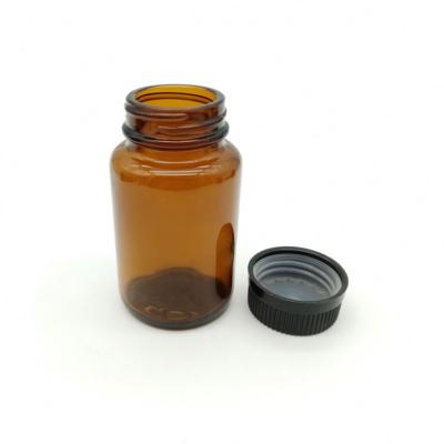 China New wholesale 8ml 20ml 25ml capsule chemical amber glass bottle for pill for sale