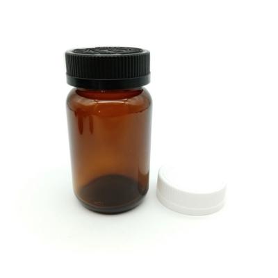 China Convenient Glass Bottle of Amber Eco-Friendly Medicine Capsule Pill Best Chemical for Home Use for sale