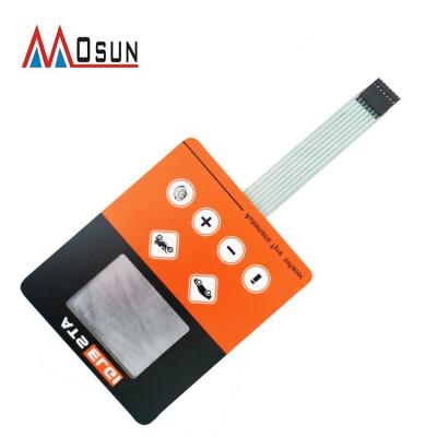 China Telecom Equipment Factory Direct Sale Membrane Switches Custom Control Front Keyboard Graphic Overlay for sale