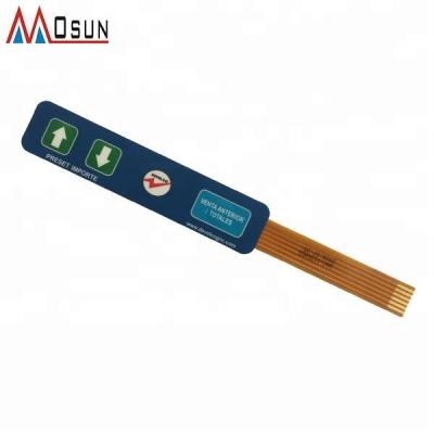 China Industrial controls on sale custom design button embossed 3M membrane switch fpc for sale