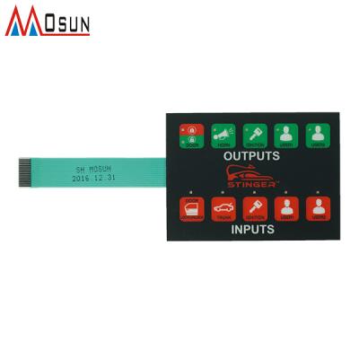 China Industrial Controls High Precision Strong Grip Membrane Switch For Devices for sale