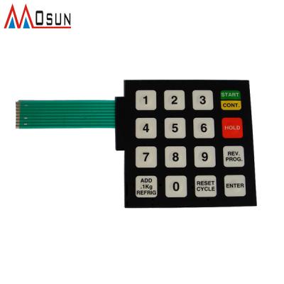 China Controls OEM industrial control panel keypad silkscreen PCB membrane keyboard for sale