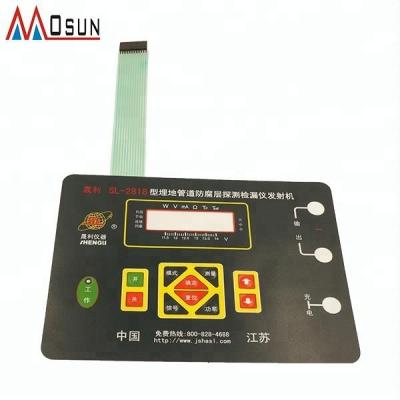 China Custom Industry Electronic Equipment Membrane Keyboard Switch Membrane Switch Led Touch Lamp Switch for sale