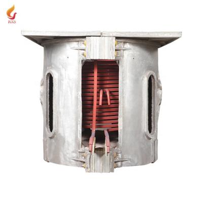 China Environmental Friendly Manhole Cover Crucible Metal Melting Furnace 1 Ton Aluminum Induction Furnace for sale