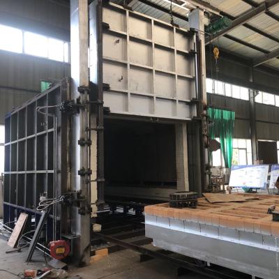 China High Efficiency Trolley Type Annealing Furnace Resistance Furnace For Casting Heavy Steel Parts for sale