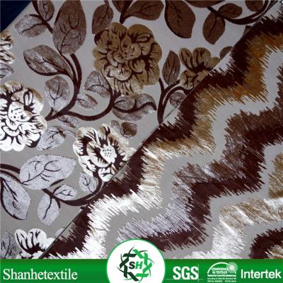 China Anti-Static Velvet Striped Middle East Brocade Sofa Upholstery Fabric For Verrsace Furniture And Chairs Cushions for sale